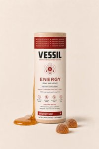 Doalora Energy Nº02 honey gummies — Active Morning Ritual tube with raw honey pour