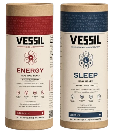 The Doalora Sleep and Energy tubes side by side.